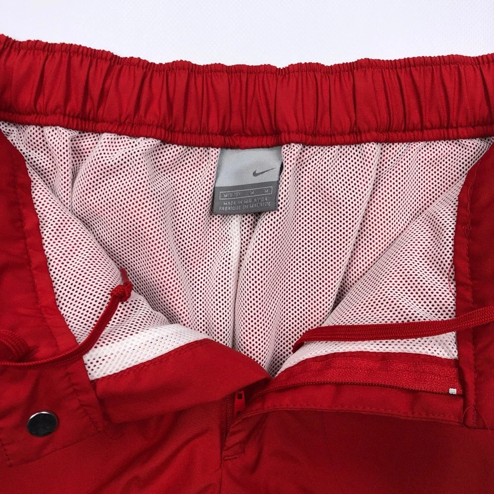 Nike Girls Red Tracksuit Set Jacket and Pants Size Medium 8-10 Vintage Y2K